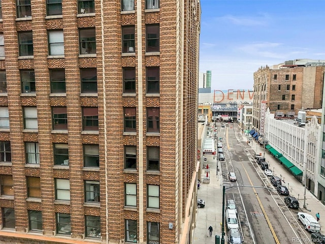 view of property with a view of city