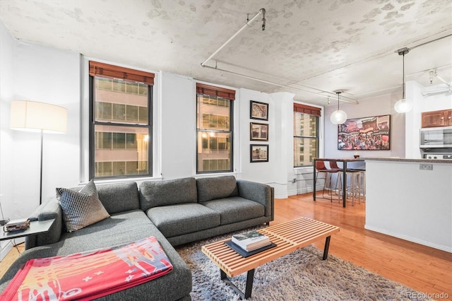 444 17th St Unit 603, Denver, CO 80202 - living room with light wood finished floors