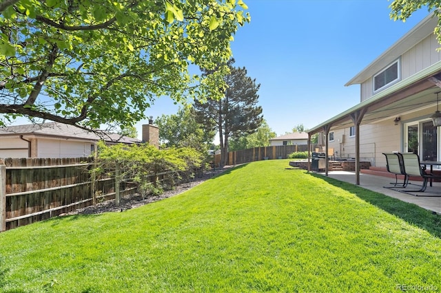 13266 Canopus Dr, Lone Tree, CO 80124 - view of yard featuring a patio