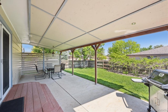 13266 Canopus Dr, Lone Tree, CO 80124 - view of patio with outdoor dining space and area for grilling