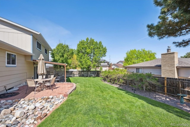 13266 Canopus Dr, Lone Tree, CO 80124 - view of yard with a patio area