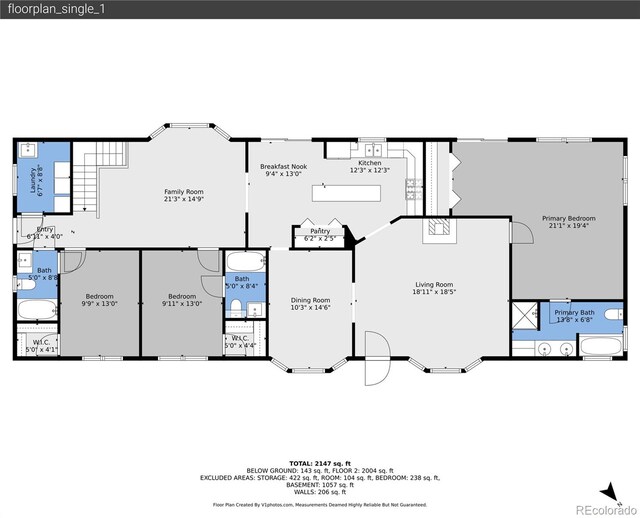21494 Way Of Peace, Deer Trail, CO 80105 - view of property floor plan