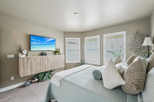 7548 S Biloxi Way, Aurora, CO 80016 - bedroom featuring carpet floors and a textured ceiling