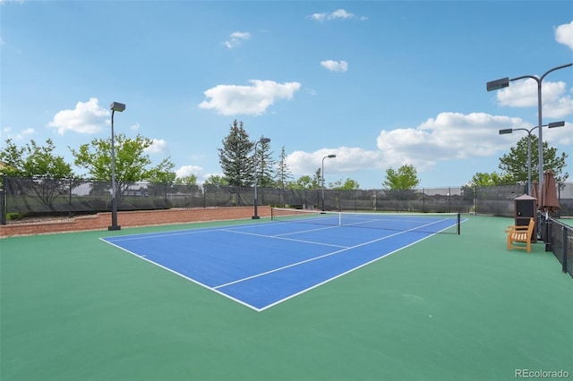 7548 S Biloxi Way, Aurora, CO 80016 - view of tennis court featuring community basketball court