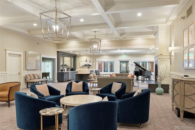 lobby featuring visible vents