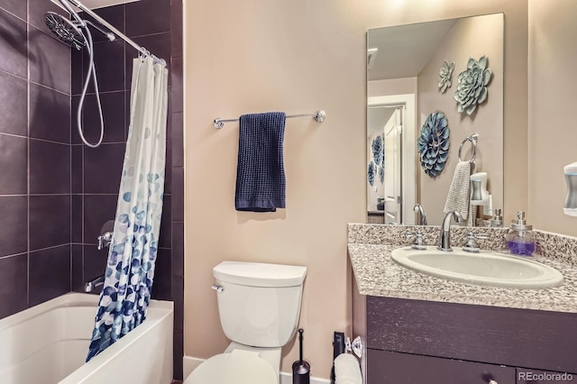 2001 Lincoln St Unit 2213, Denver, CO 80202 - full bathroom with shower / tub combo, toilet, and vanity