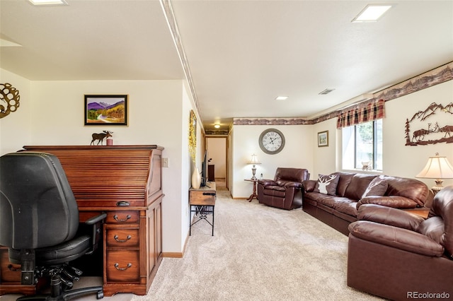 142 Summit Way, Bailey, CO 80421 - living room with carpet flooring and a desk