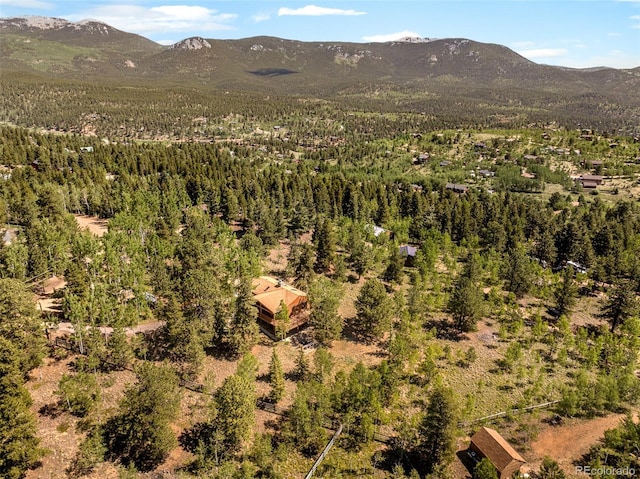 142 Summit Way, Bailey, CO 80421 - mountain view featuring a heavily wooded area