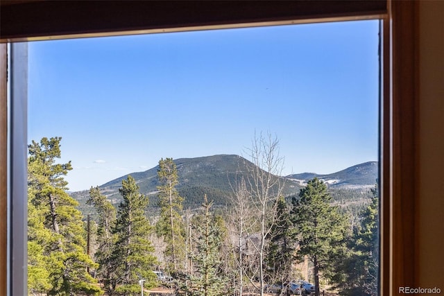 381 Highlands Dr, Bailey, CO 80421 - view of mountain feature with a view of trees