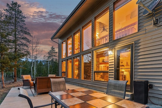 381 Highlands Dr, Bailey, CO 80421 - view of patio / terrace with outdoor dining area