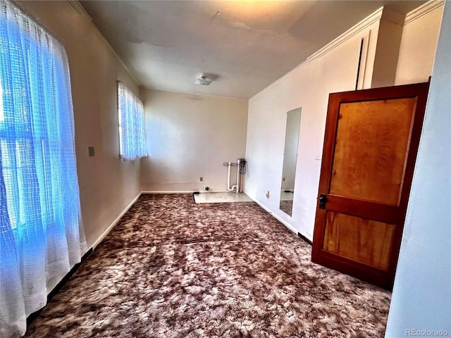 empty room featuring carpet flooring