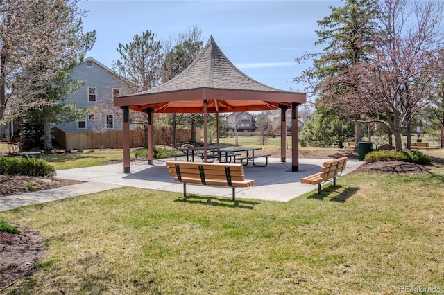 17018 Carr Ave, Parker, CO 80134 - surrounding community with a gazebo and a yard