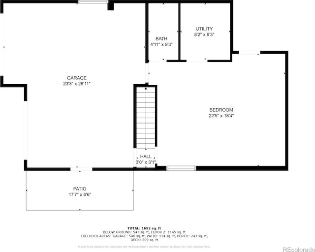 585 Miners Way, Fairplay, CO 80440 - home floor plan