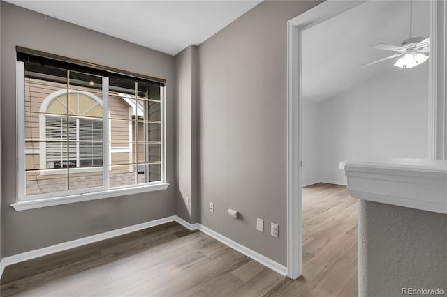 1409 Carlyle Park Cir, Highlands Ranch, CO 80129 - unfurnished room featuring wood finished floors and ceiling fan