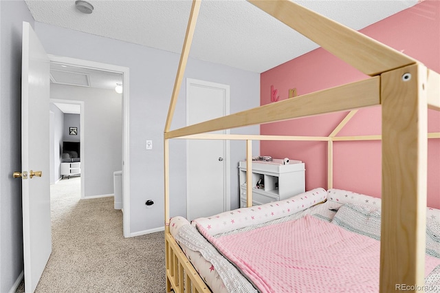 14944 E Archer Cir, Aurora, CO 80012 - carpeted bedroom with baseboards and attic access