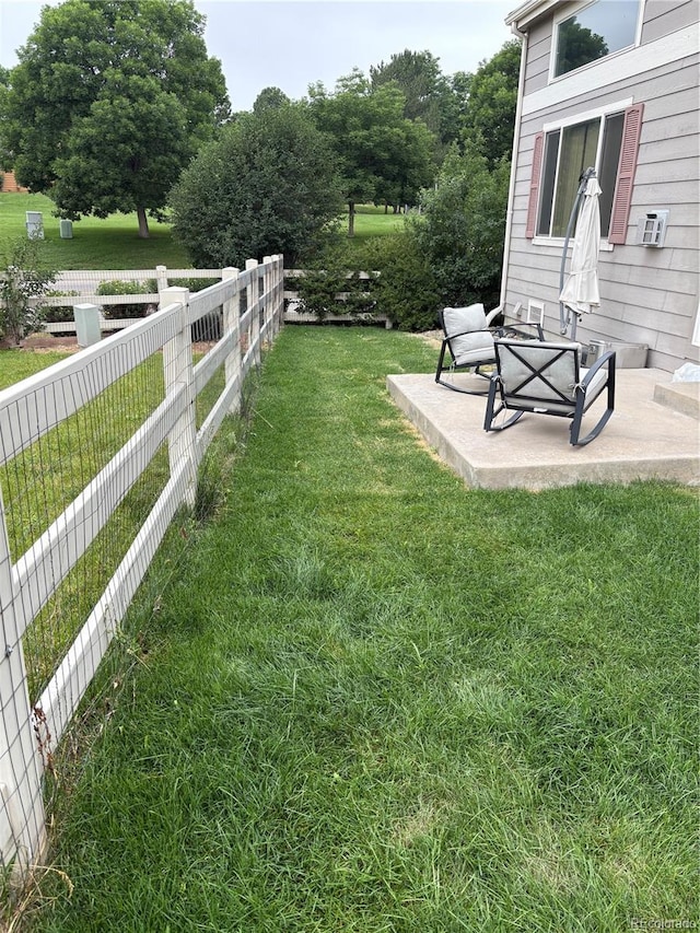 14944 E Archer Cir, Aurora, CO 80012 - view of yard featuring a patio