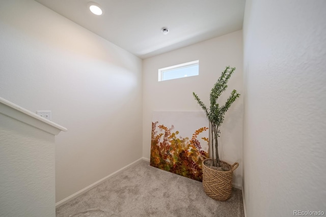 interior space with baseboards