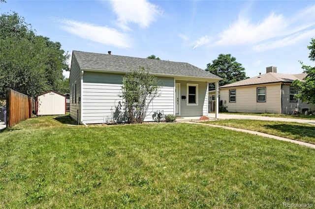 2000 S King St, Denver, CO 80219 - view of front of house with a storage shed