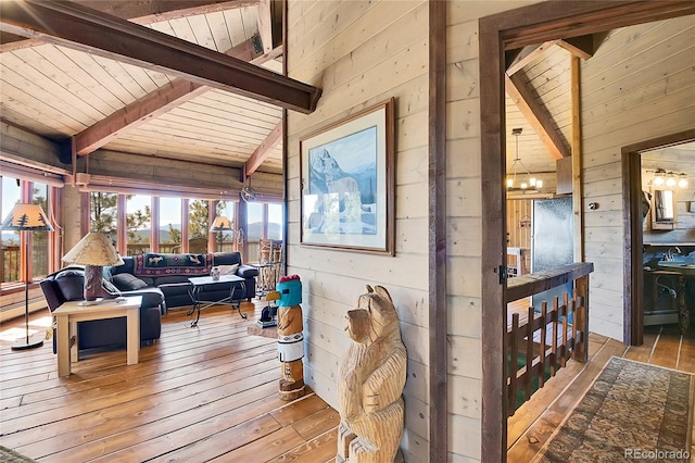 693 Rd C, Pine, CO 80470 - wooden terrace with an outdoor living space