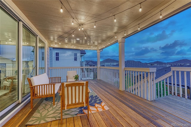 2775 Morningbird Ln, Castle Rock, CO 80109 - deck with an outdoor hangout area