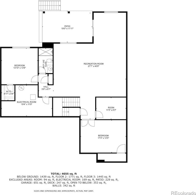 2775 Morningbird Ln, Castle Rock, CO 80109 - floor plan / room layout