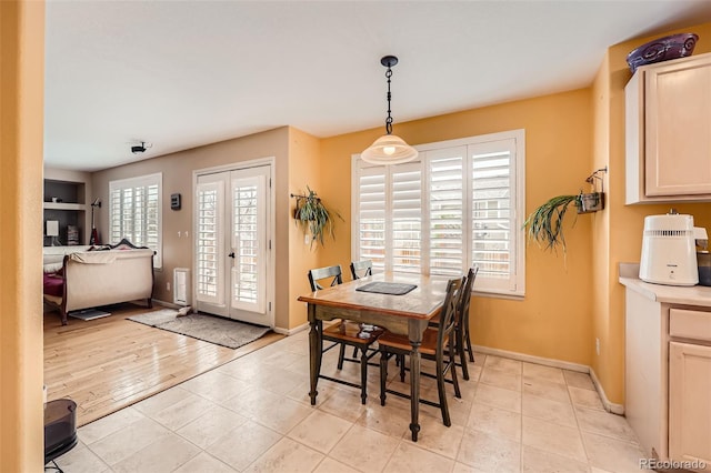 5163 Apache Creek Rd, Castle Rock, CO 80109 - dining room with baseboards and light tile patterned flooring