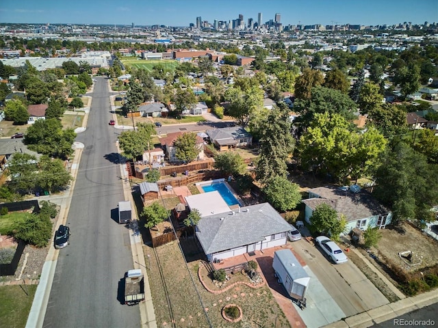 2141 W Gill Pl, Denver, CO 80223 - view of property location featuring city skyline