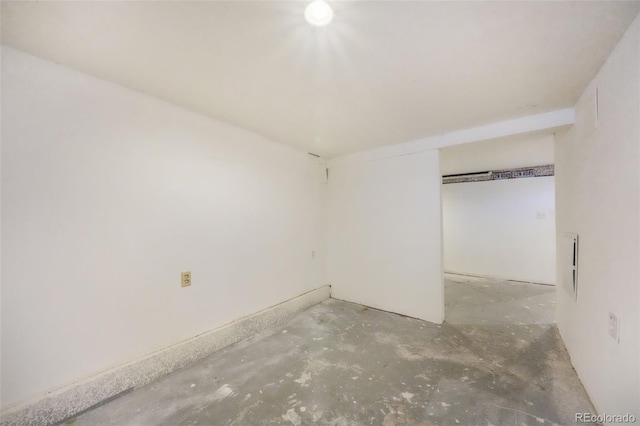614 W Kiowa St, Colorado Springs, CO 80905 - unfurnished bedroom with a closet and unfinished concrete flooring