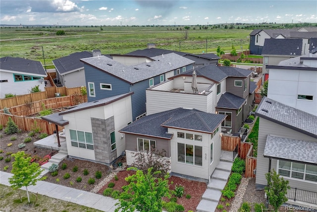 6366 N Emporia St, Denver, CO 80238 - aerial view of sparsely populated area with nearby suburban area