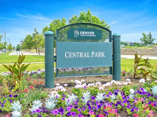 6366 N Emporia St, Denver, CO 80238 - view of community sign