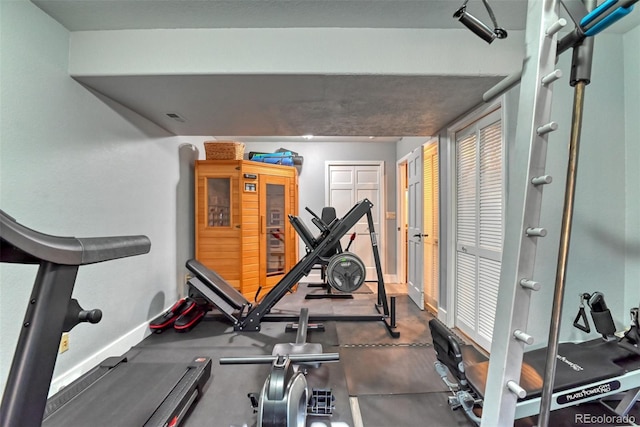 2770 Rossmere St, Colorado Springs, CO 80919 - workout area featuring baseboards