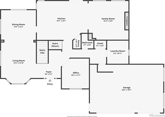 2770 Rossmere St, Colorado Springs, CO 80919 - view of home floor plan