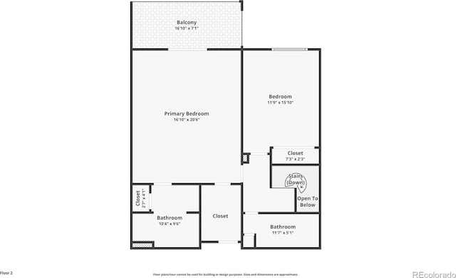 7020 E Girard Ave Unit 206, Denver, CO 80224 - view of room layout