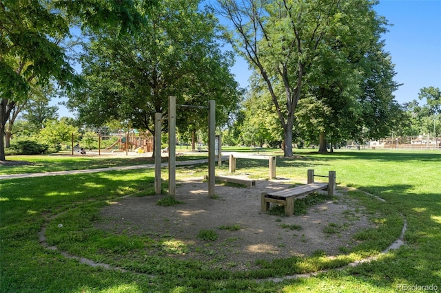 1332 Ash St, Denver, CO 80220 - view of community with a yard