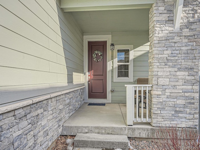 view of entrance to property