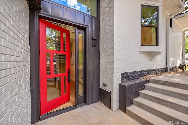 1029 9th St, Boulder, CO 80302 - property entrance featuring brick siding