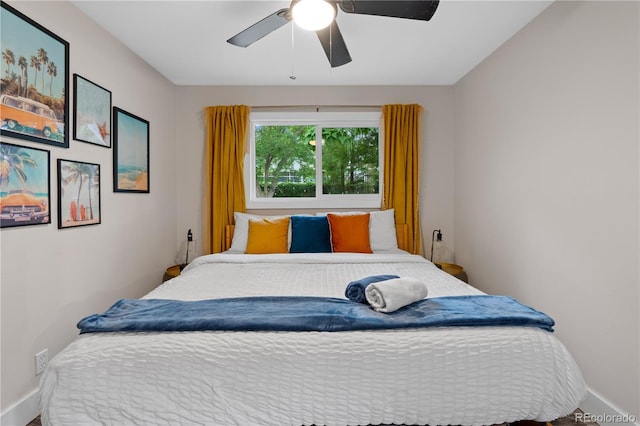 8060 Stuart Pl, Westminster, CO 80031 - bedroom with baseboards and a ceiling fan