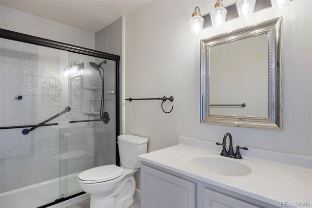 3857 Mossy Rock Dr Unit 201, Highlands Ranch, CO 80126 - full bath with a stall shower and vanity
