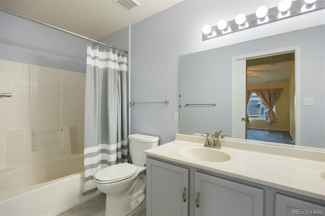 3857 Mossy Rock Dr Unit 201, Highlands Ranch, CO 80126 - bathroom with vanity and shower / bathtub combination with curtain
