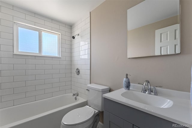 11506 Fowler Dr, Northglenn, CO 80233 - full bath with vanity, bathtub / shower combination, and toilet
