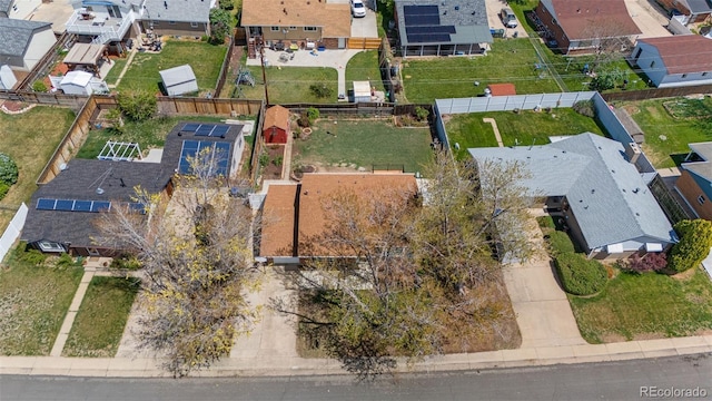 11506 Fowler Dr, Northglenn, CO 80233 - bird's eye view featuring a residential view