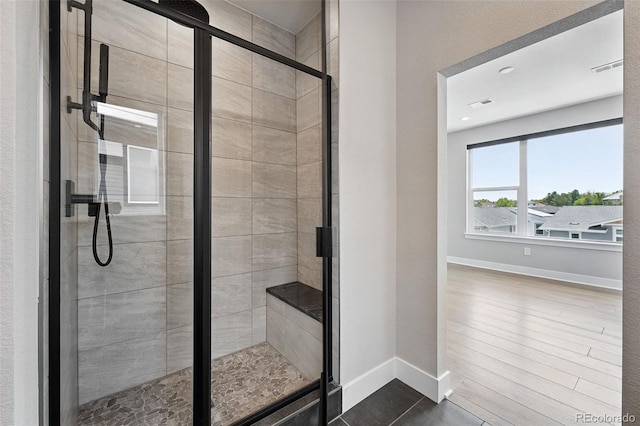 815 Promenade Dr, Superior, CO 80027 - full bathroom featuring a stall shower and baseboards