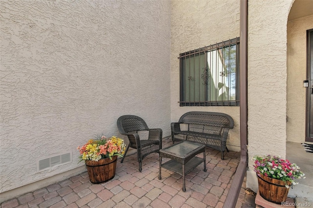 view of patio / terrace with visible vents