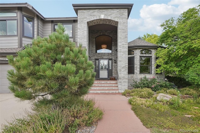 2841 Wyecliff Way, Highlands Ranch, CO 80126 - entrance to property with brick siding