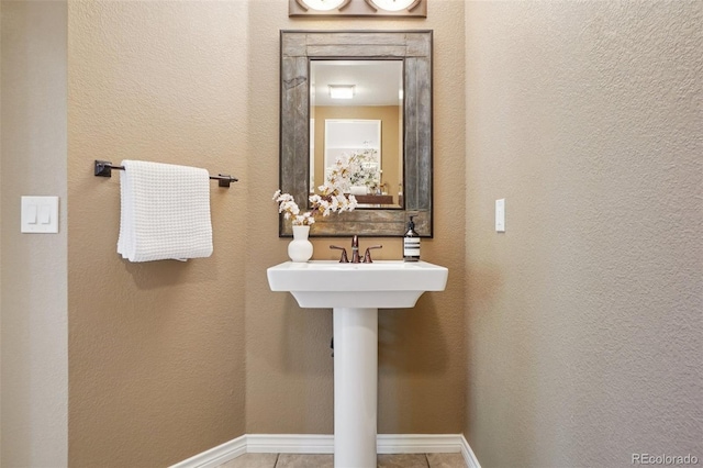2841 Wyecliff Way, Highlands Ranch, CO 80126 - bathroom with baseboards and tile patterned flooring