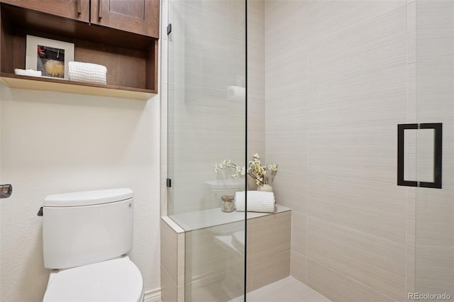 2841 Wyecliff Way, Highlands Ranch, CO 80126 - bathroom with a shower stall and toilet