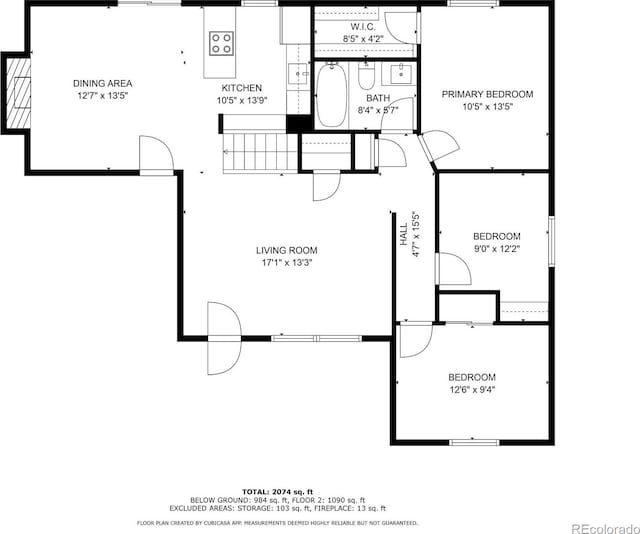 8705 W 86th Dr, Arvada, CO 80005 - view of home floor plan