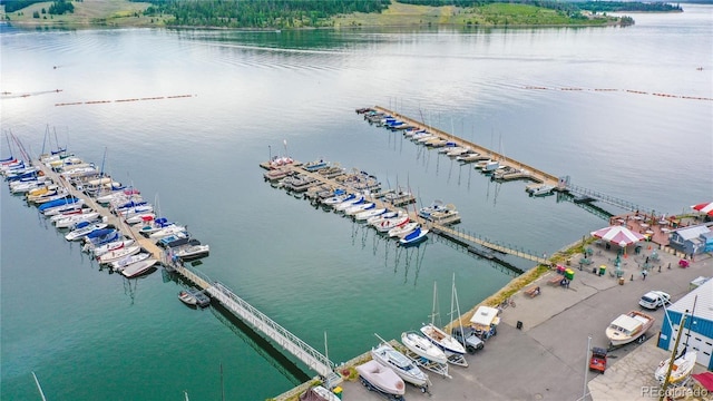 150 Evergreen Rd Unit 204, Dillon, CO 80435 - bird's eye view of a nearby body of water and a marina