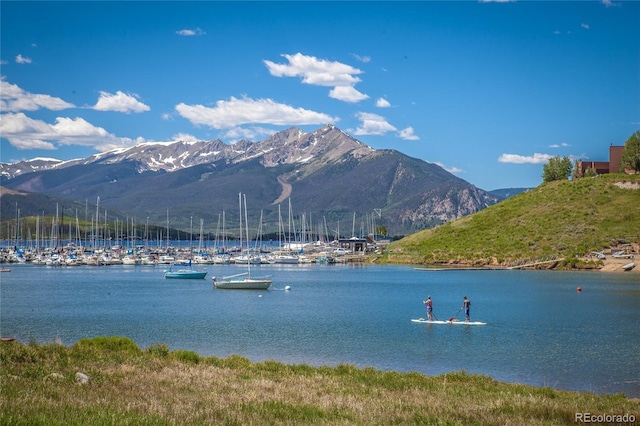 150 Evergreen Rd Unit 204, Dillon, CO 80435 - water view with a mountainous background