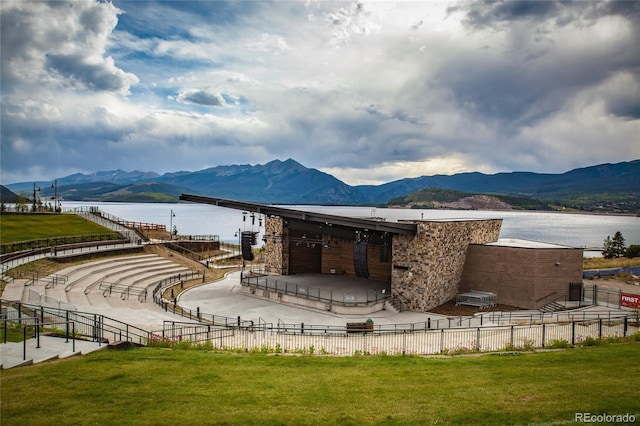 150 Evergreen Rd Unit 204, Dillon, CO 80435 - view of mountain backdrop featuring a large body of water